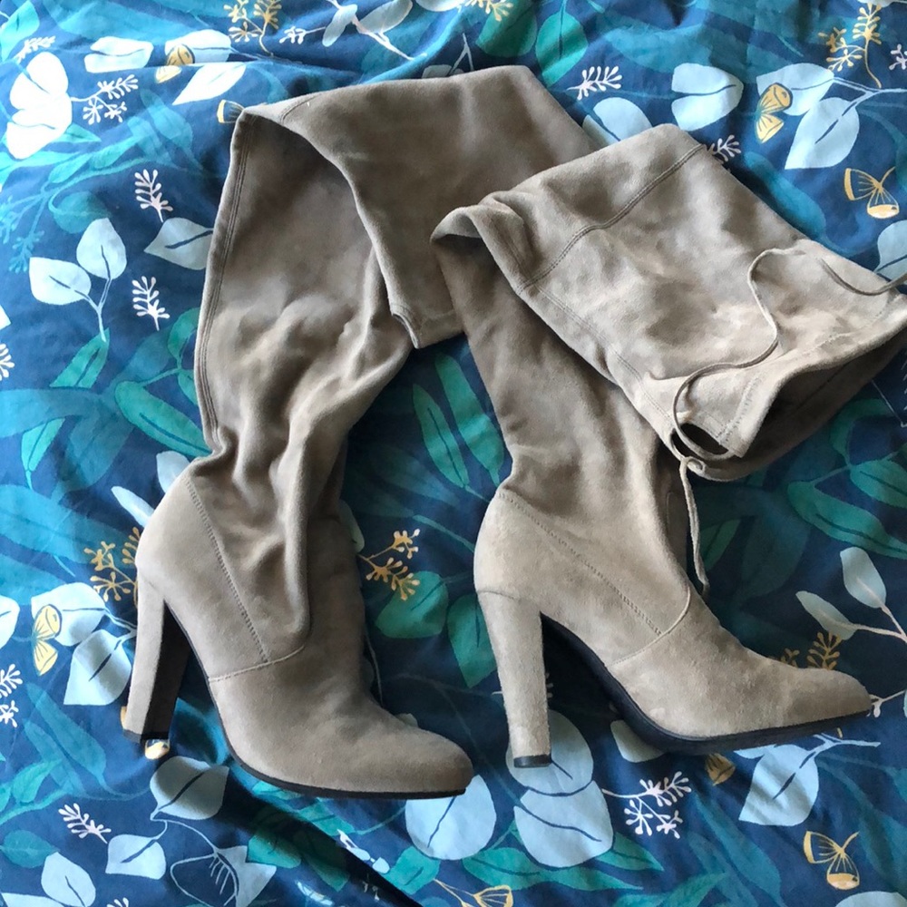 Steve Madden Over the knee boots in Taupe Sz 7.5